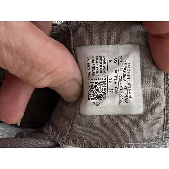 Converse Chuck Taylor All Star Womens Madison OX Sneakers Gray 561763F SIZE 5 - Picture 6 of 6